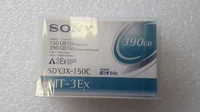 Sony 3EX SDX3X-150C 150/390 GB AIT-3EX Tapes, NEW  - Image 1 of 3