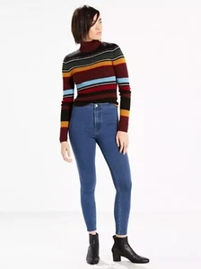 Pantalones de mezclilla Levi's Runaround súper ajustados azules elásticos talla XS - Imagen 1 de 5