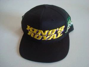 KINGS ROYAL   DIRT RACING 90S BIG LOGO snapback DEADSTOCK HAT CAP VINTAGE P5 - Picture 1 of 2