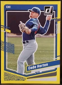 2023 Donruss Panini Baseball - Cade Horton #125 Yellow Border RATED PROSPECT - Imagen 1 de 2