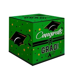Green Graduation Card Box 2025 Class of 2025 College High School Gift Card - Picture 1 of 7