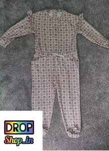 Girls 2-3 Years 24-36 months Warm Dress River Island Logo Party Outfit Jumpsuit - Picture 1 of 10