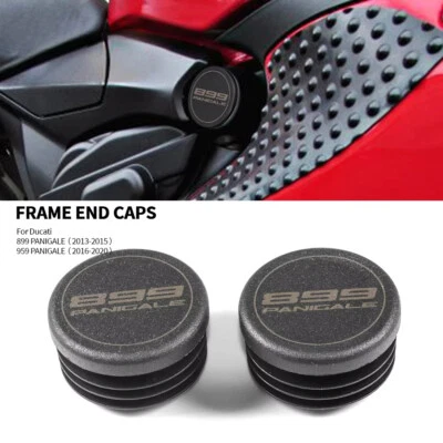 2x Tapas de extremo de cuadro 959 2016-2020 aptas para Ducati Panigale 899 2013-2015 Foto 1 de 4