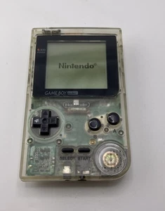 Nintendo Gameboy Pocket Transparent Clear - MGB-001 - Tested and Working - Picture 1 of 10
