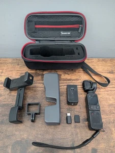 DJI Pocket 2 Gimbal Stabilised Handheld 4K Camera, With Various Accessories - Picture 1 of 6
