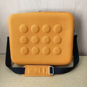Ikea Family Upptacka Briefcase Carry-on Laptop Case Orange Cross Body - Picture 1 of 18