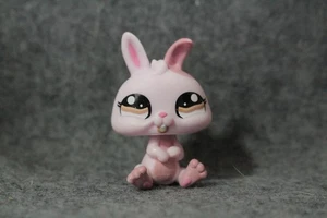 Authentic Littlest Pet Shop LPS Light Pink Sticker Eye Baby Bunny Rabbit #1366 - Picture 1 of 3