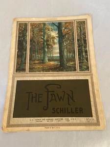 Antike Noten The Fawn William Schiller Library Edition C.C. Kirche & Co - Bild 1 von 8