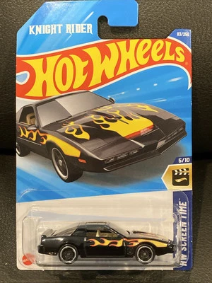Knight Rider Hot Wheels HGT98 Collectors Knight Rider K.I.T.T. 1:64 Car - Black - Image 1 of 4