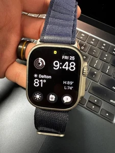 Apple Watch Ultra 1ère génération 49 mm titane, LTE/GPS, débloqué - Photo 1 sur 8