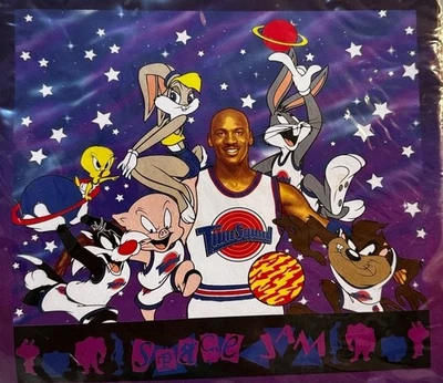 Cortina de ducha Space Jam Michael Jordan 70”X 72” Jay Franco *Leer* usada rota Foto 1 de 4
