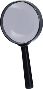 Reading Handheld Magnifier Aid 5X Magnification 65MM Lens Elderly Lightweight - Picture 1 of 8