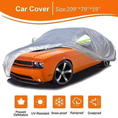 Cubierta completa de coche impermeable para Dodge Challenger 2008-2023 protección contra todo tipo de clima Foto 1 de 4