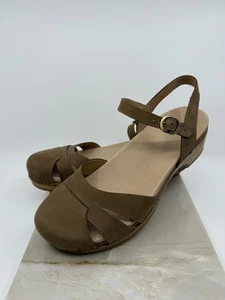 Dansko Womens Taupe Betsey Clog Size 10.5 US 41 Euro Comfort Cottagecore Boho - Picture 1 of 11