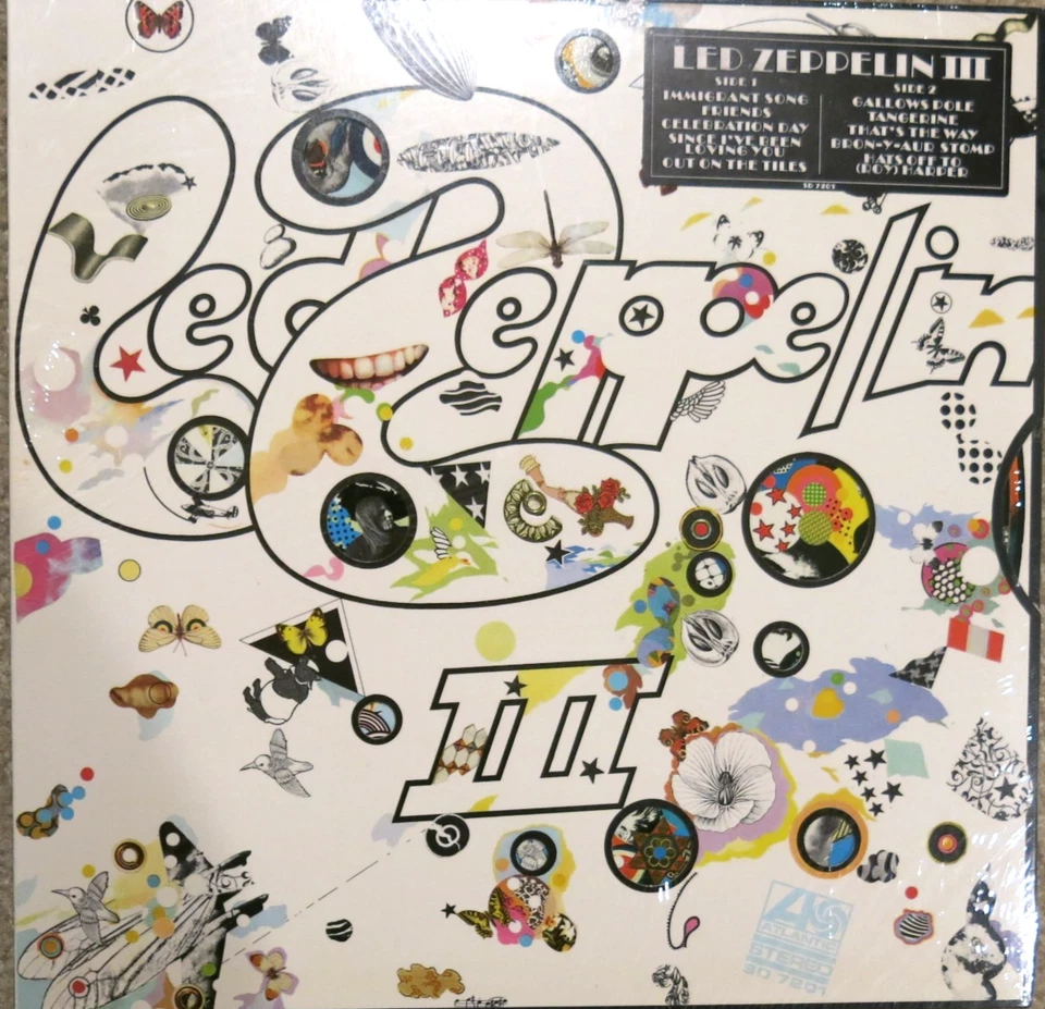 1970 LED ZEPPELIN III LP  SELF TITLED  SEALED MINT CONDITION - Image 1 of 3