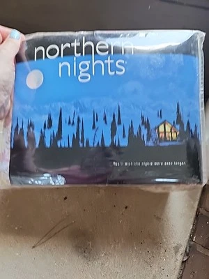 Juego de sábanas de franela Northern Nights tamaño completo 100 % algodón de colección QVC amarillo ROSA - NUEVO Foto 1 de 4