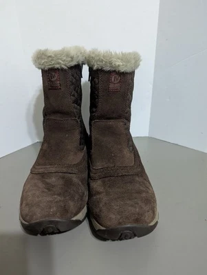Merrell Women's Size 8 Ryeland Waterproof Side Zip Fur Lined Winter Boots - Image 1 of 4