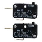 2pcs 15A V-15-2C26-K Switch for OMRON Switch Shurflo 2088 Series PCB Terminals