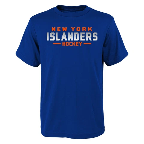 NHL New York Islanders Boys Outerstuff "Glacial" Short Sleeve Tee, Team Color Cover