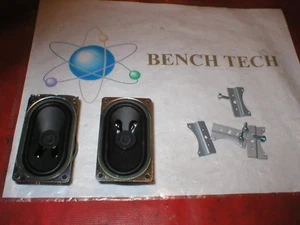 Sylvania S0407F10 Speaker Set With Hardware For Model LC225SL9 - Picture 1 of 3