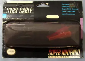 SUPER NINTENDO SNES SVHS CABLE 22425 NEW SEALED (B50) - Picture 1 of 5