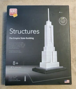 Block Tech Structures EMPIRE STATE BUILDING 83 Pc Architecture NEW - Picture 1 of 7