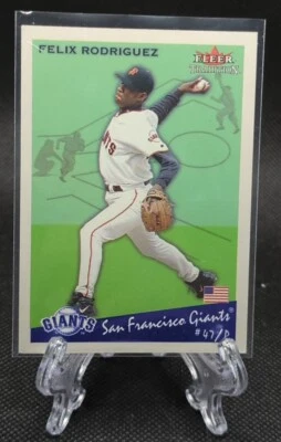 2002 Fleer Tradition Glossy #144 Felix Rodriguez /200 San Francisco Giants - Image 1 of 2