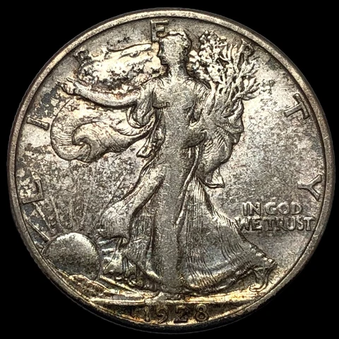 1928 S Walking Liberty Half Dollar J4014 Cover
