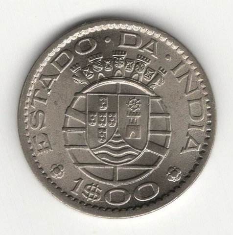 1959 PORTUGUESE INDIA ESCUDO UNCIRCULATED Cover