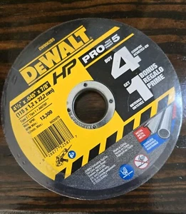 DeWalt Zubehör (DW8062B5) 4,5 Zoll MTL Schnittrad - 5er-Pack - Bild 1 von 2