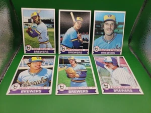 1979 Topps Baseball Milwaukee Brewers Lots Of 6 Cards EX-MT Condition - Picture 1 of 7