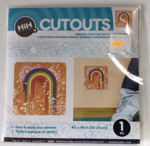 New Hip in Hurry REMOVEABLE CUTOUTS ** Rainbow 4.50 X 4.50 HIH3014 - Picture 1 of 3