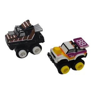 Lot of 2 Vintage Micro Machines Stunt Maniacs Baja Bronco & Kenworth Semi - Picture 1 of 9
