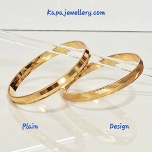 KARA gold plated Stunning Traditional Sikh Kara Punjabi Singh kada - Picture 1 of 4