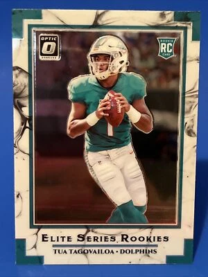 2020 Panini Donruss Optic Tua Tagovailoa Elite Series Rookie #ESR-TT - Image 1 of 2
