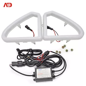 2x For 15-17 Ford Mustang Front Hood Bumper Grille DRL LED Daytime Running Light - Bild 1 von 11