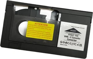 Adaptador de casete de cinta VHS-C para videocámaras motorizado VHS VHS-C a VHS - Ideal para - Imagen 1 de 7