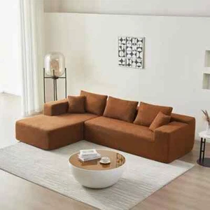 L-shaped Sofa DIY Sofa Chaise Lounge Tatami Sectional Sofa Free Combination Sofa - Picture 1 of 23
