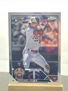 2023 Topps Chrome Update #USC79 Edouard Julien RC Minnesota Twins - Picture 1 of 11