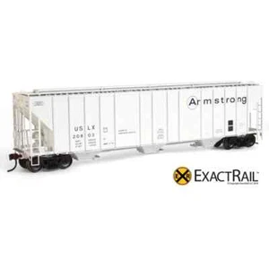 ExactRail Evans 4780 Covered Hopper Armstrong Car Number USLX 20803 New - Picture 1 of 5