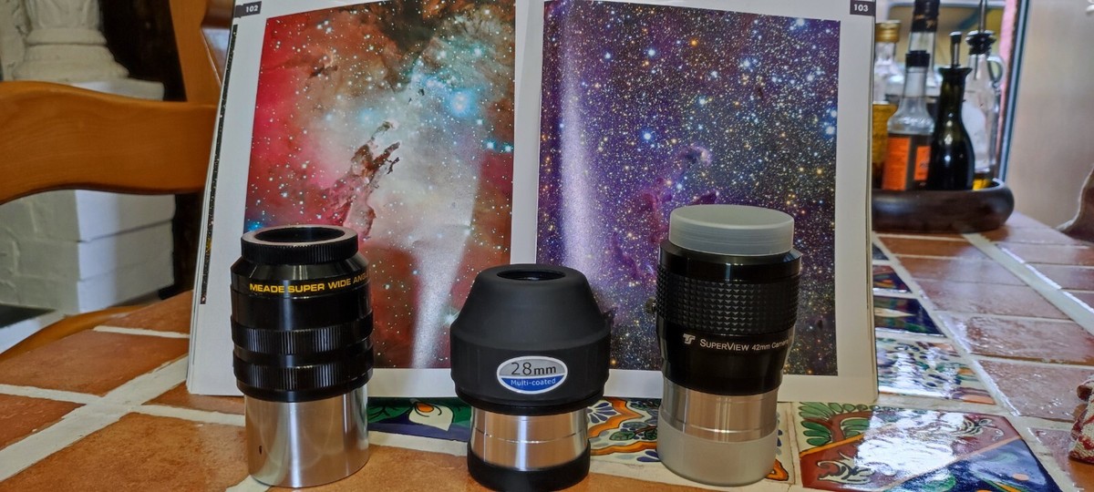 Set 8 Oculari Meade Per Telescopi Plossl 1,25" - Include Lenti 4mm, 10mm, 25mm E Barlow 2X Per Astronomia - Foto 9