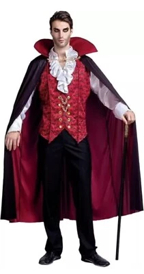 Spooktacular Creations Renaissance Vampire Deluxe Halloween Costume Size L New - Image 1 of 3