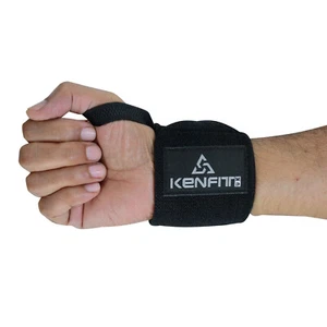 Muñequeras Soportes Fuertes Levantamiento de Pesas Gimnasio Entrenamiento Puño Correas por KENFIT - Imagen 1 de 11