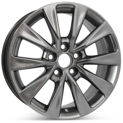 Llanta de repuesto de aleación hiperplateada de 17" x 7" 2015-2017 nueva para Toyota Camry Foto 1 de 3