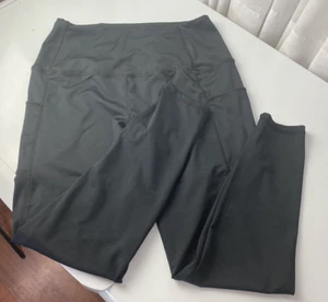 Molybell Women's Large Black Active Yoga Legging With Pockets NEW - Picture 1 of 7