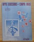 Apple Blossoms and Chapel Bells - 1939 sheet music - The LeBrun Sisters photo 