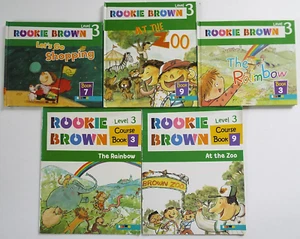 Lot 5 Rookie Brown Level 3 Educational Course Book 3 and 9 - Picture 1 of 6