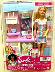 Juego Barbie Ice Cream Shop con muñeca rubia de 12 pulgadas NUEVO 4+ - Imagen 1 de 2