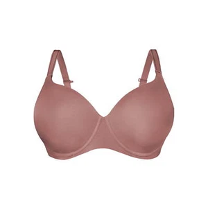 Fit for Me by Fruit of the Loom Everyday T-Shirt Bra Women's Size 46D Plum Nylon - Picture 1 of 7
