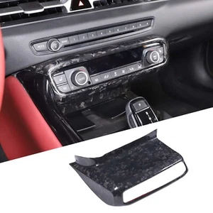 Panel decorativo de consola central de fibra de carbono para Toyota Supra 2019-2022 - Imagen 1 de 9